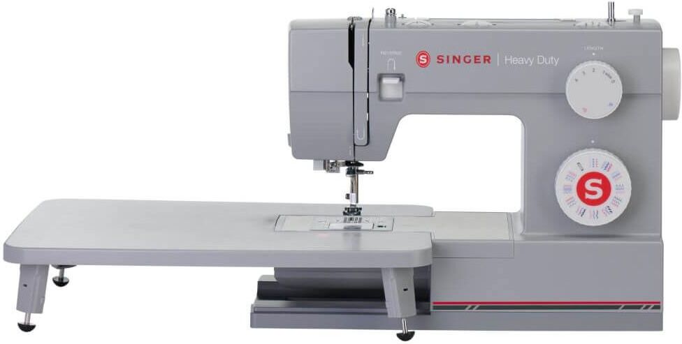 Singer Heavy Duty Sewing Machine with Extension Table - Grey