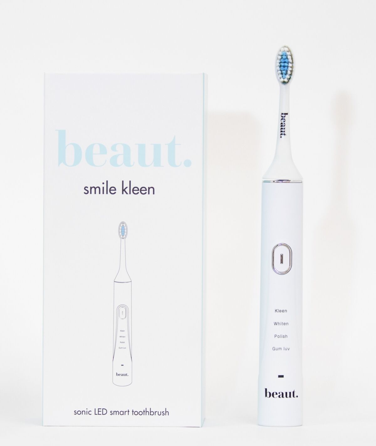 beaut.beautyco Smile Kleen Toothbrush - White