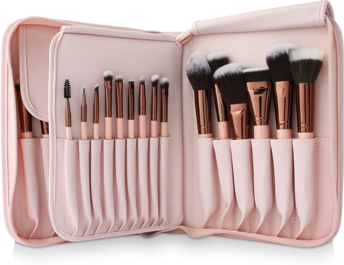 Luxie 30-Pc. Rose Gold Brush Book Set - Rose Gold