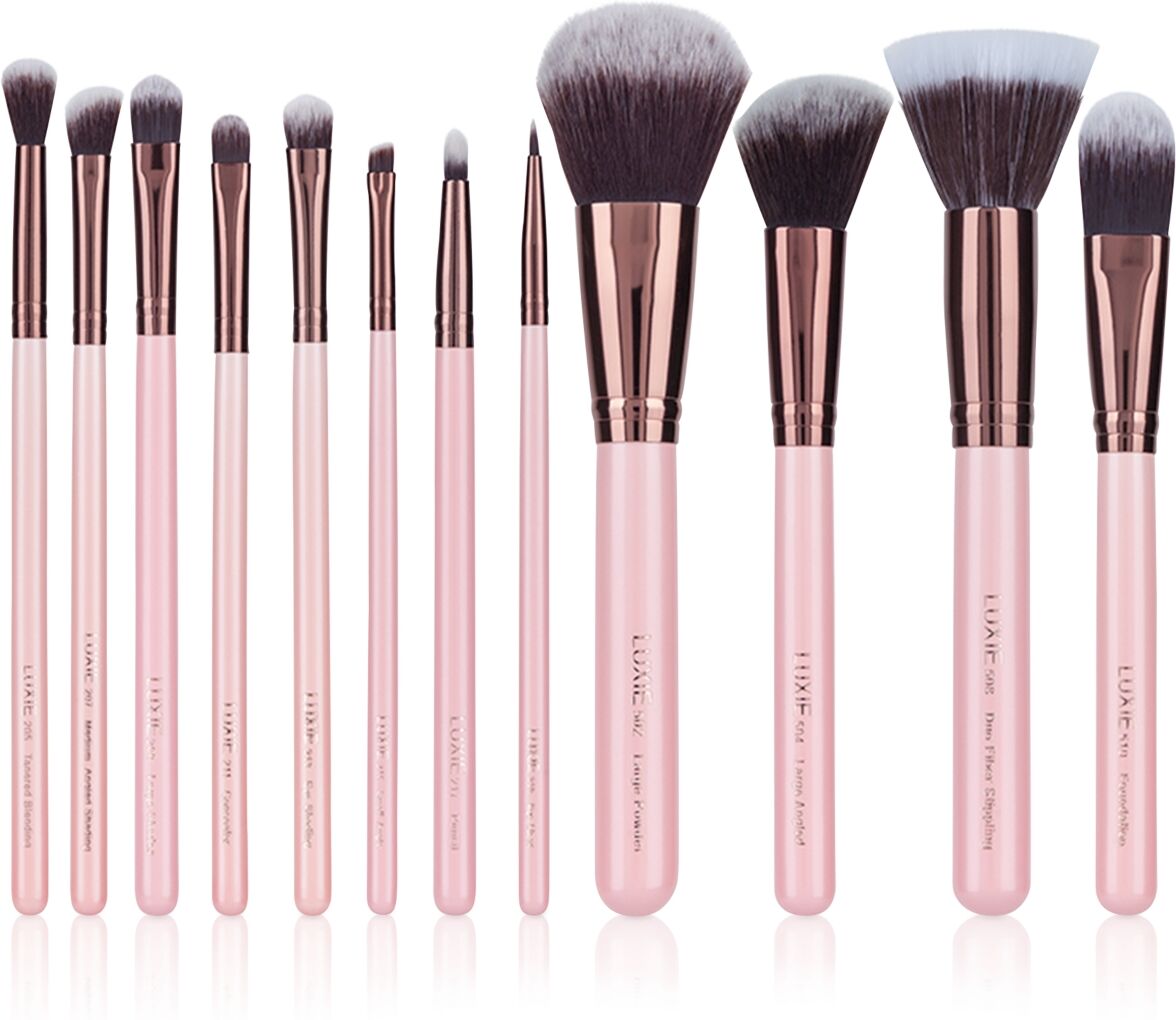 Luxie 12-Pc. Signature Rose Gold Makeup Brush Set - Rose Gold