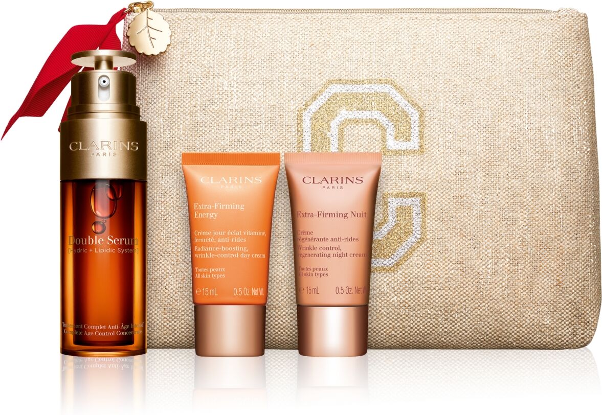 Clarins 4-Pc. Double Serum & Extra-Firming Smoothing Skincare Set