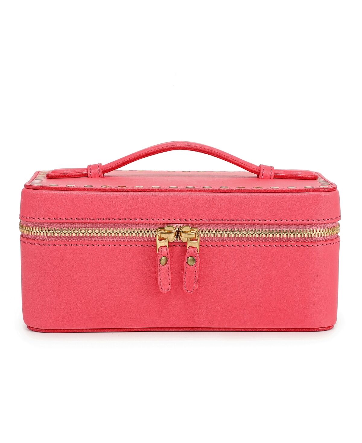 Old Trend Clivia Travel Leather Beauty Box - Pink