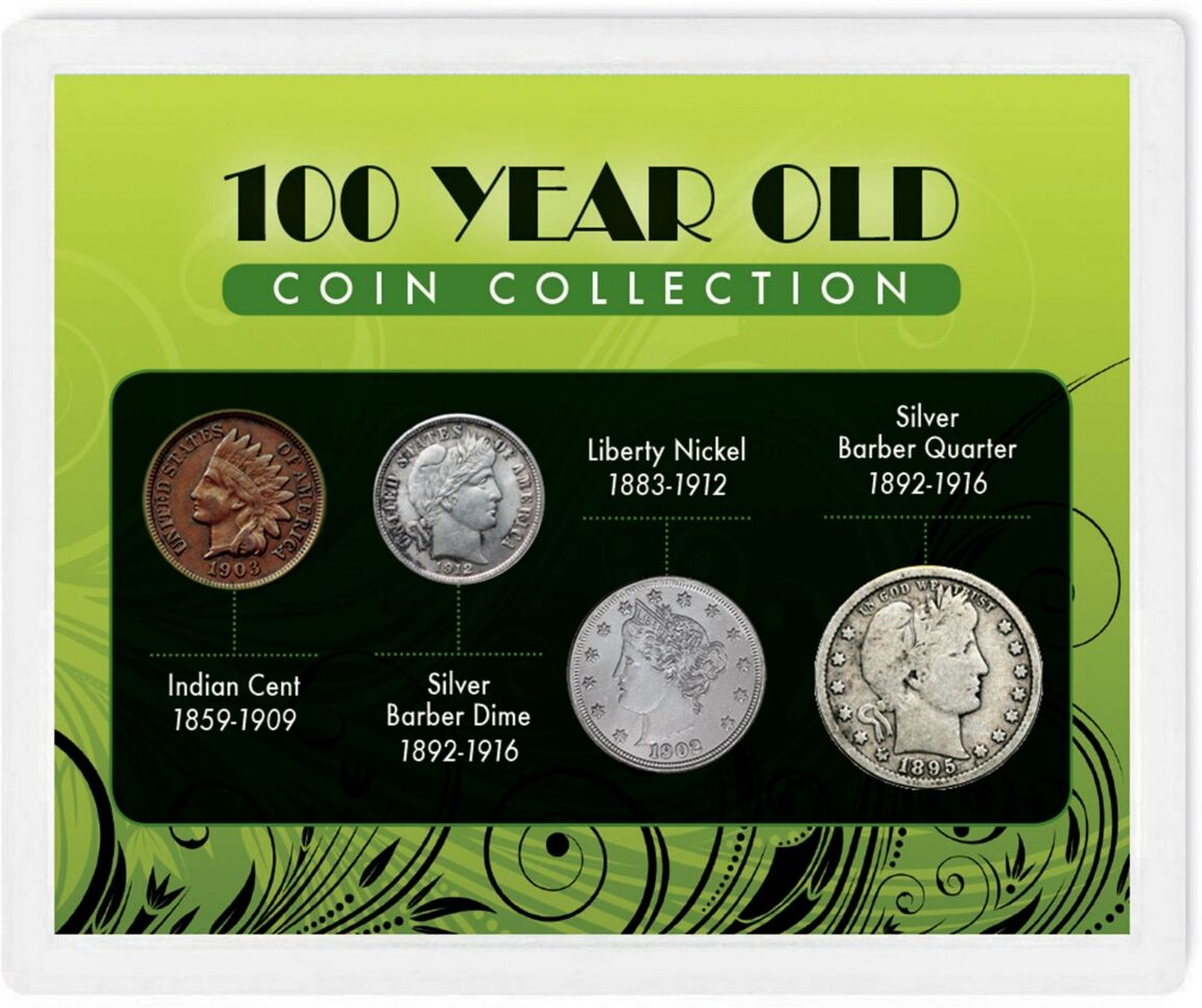 American Coin Treasures 100-Years Old Coin Collection - Multi