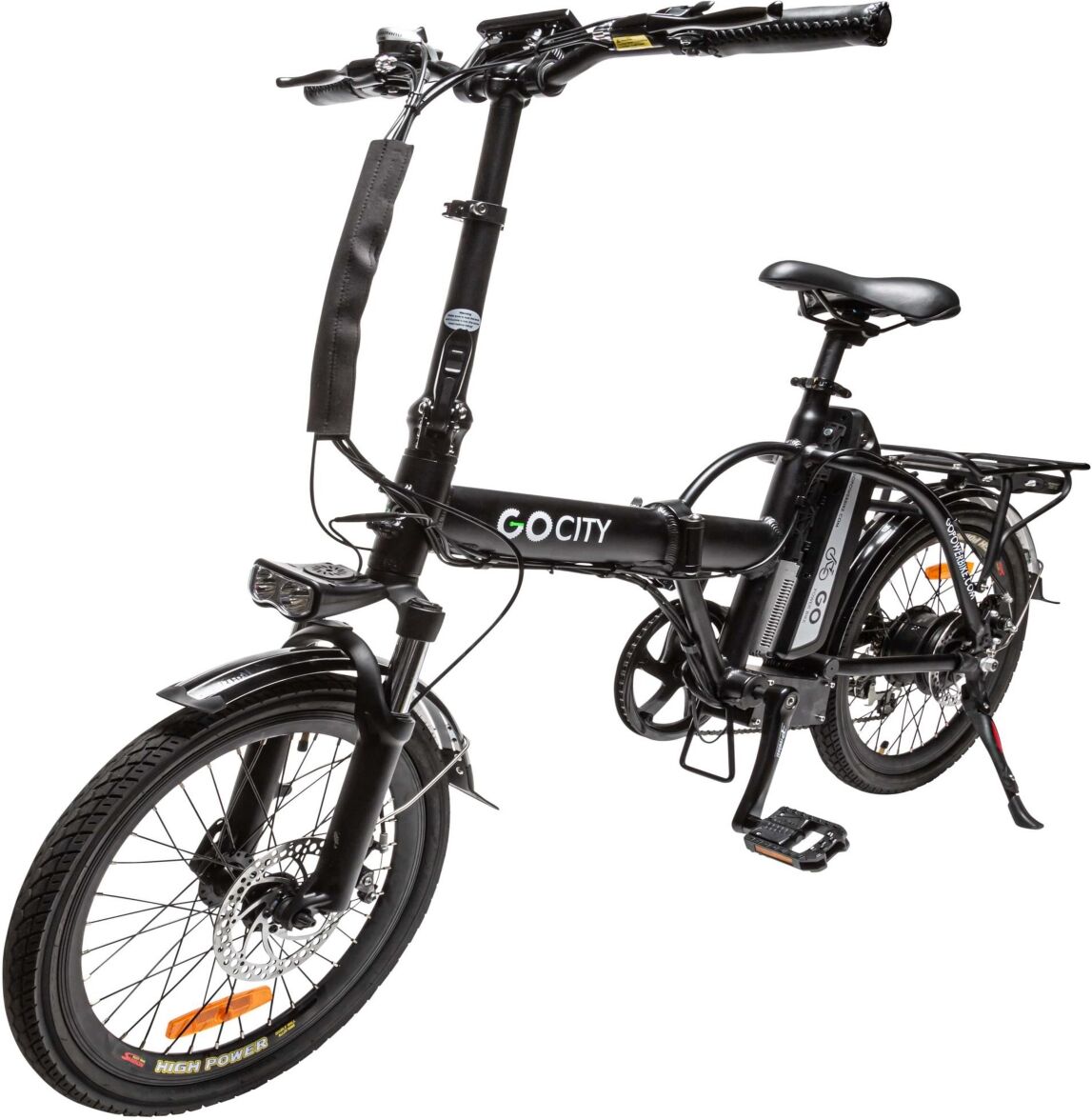 Gopowerbike GoCity Foldable Electric Bike - Black