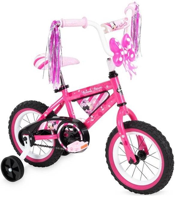 Huffy 22250 12 in. Disney Minnie Kids Bike, Pink - One Size - Pink