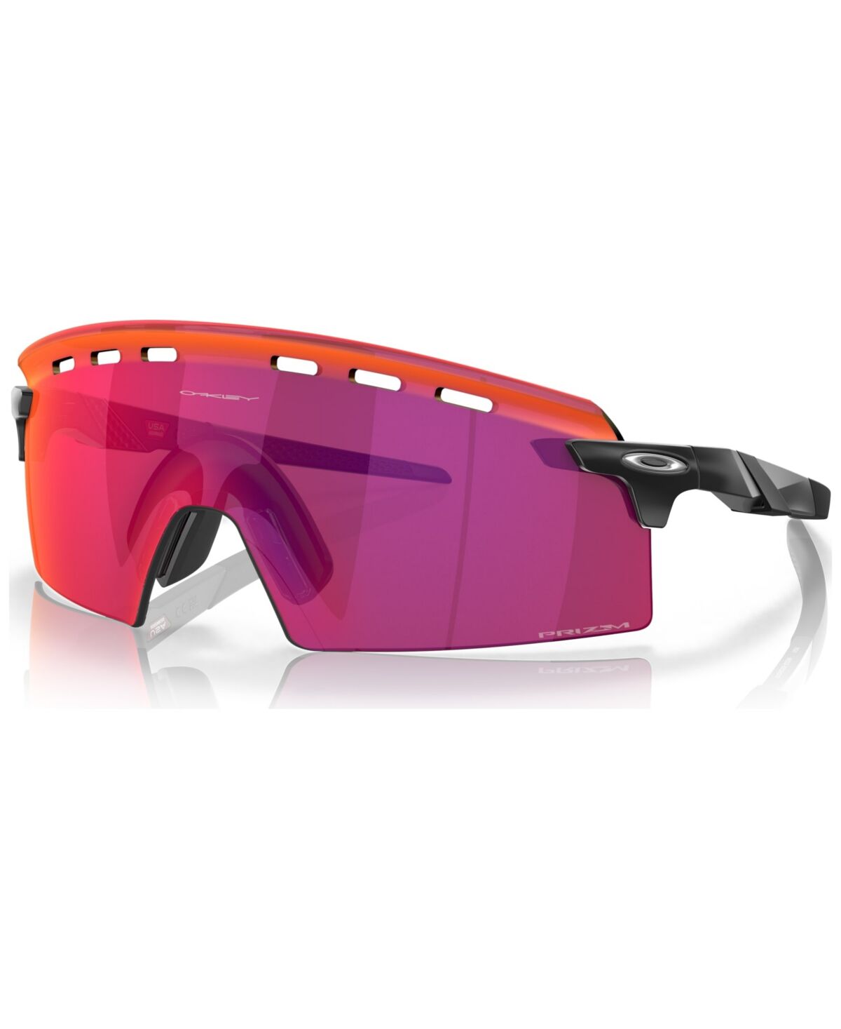 Oakley Men's Encoder Strike Vented Sunglasses, OO9235 - Matte Black/Multi