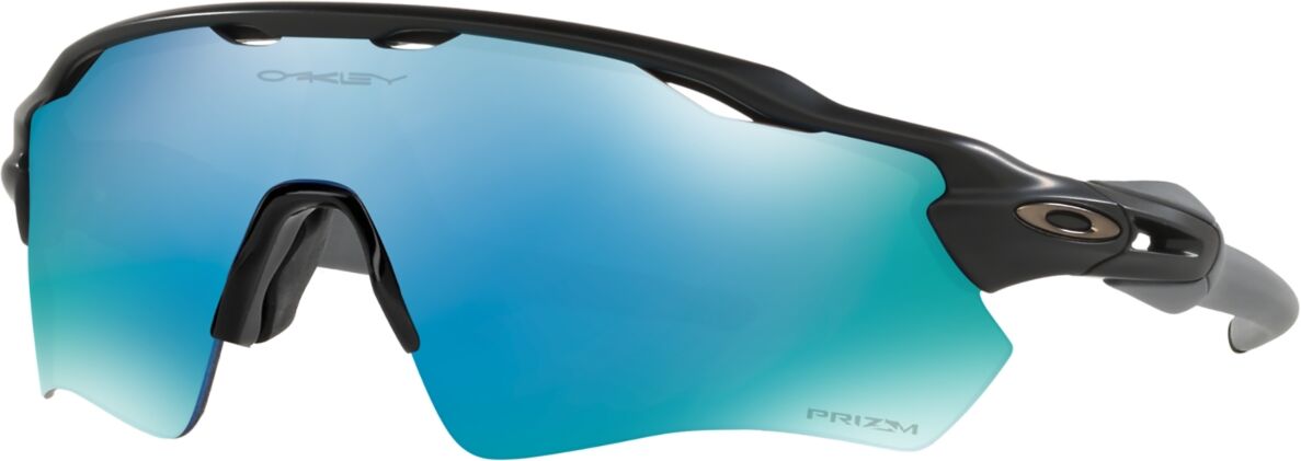 Oakley Men's Polarized Sunglasses, Radar Ev Pat OO9208 - BLUE MIRROR POLAR/BLACK MATTE