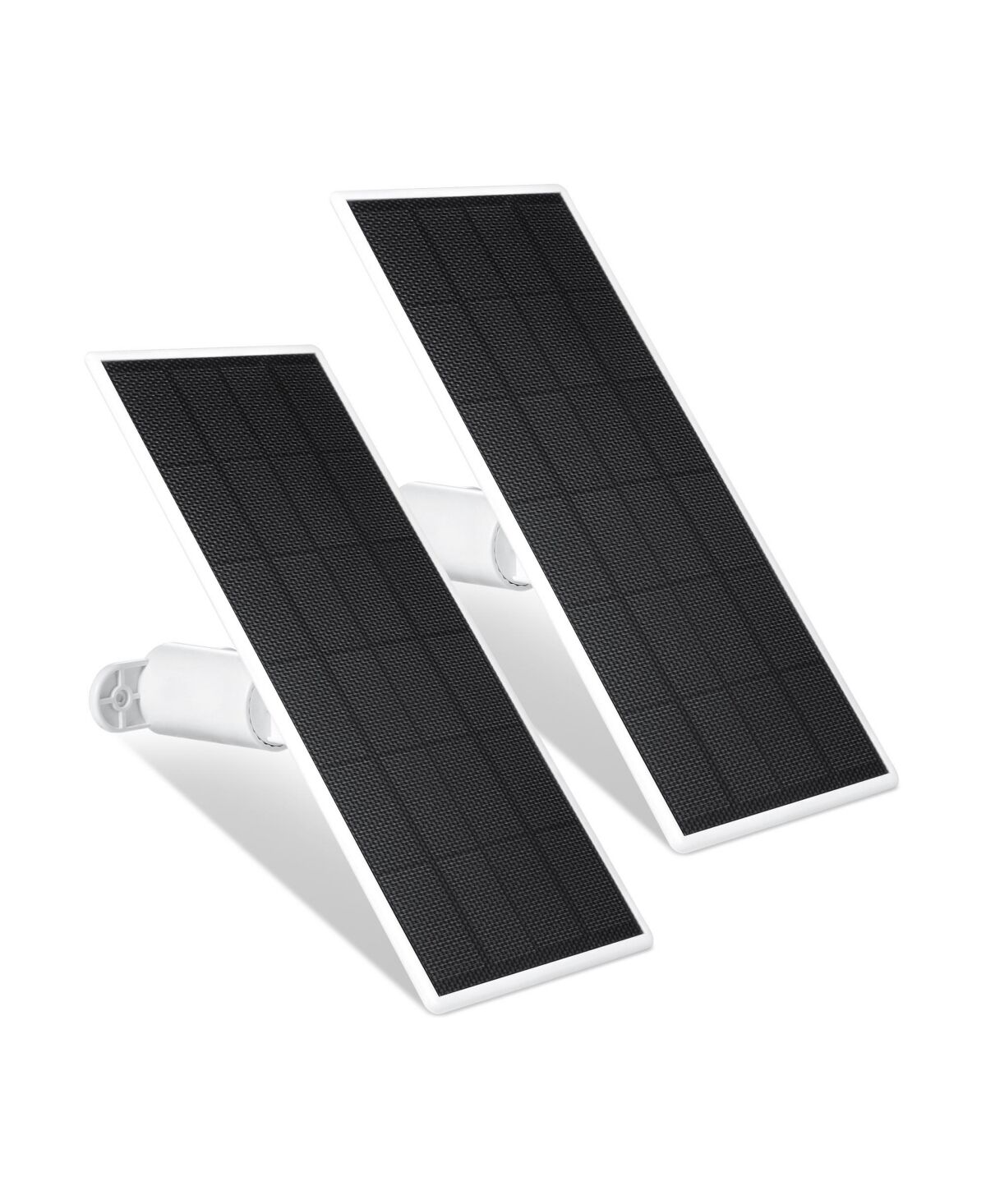 Wasserstein Solar Panel for Google Nest Cam Outdoor or Indoor, Battery - 2.5W Solar Power - Made for Google Nest (2 Pack) - White