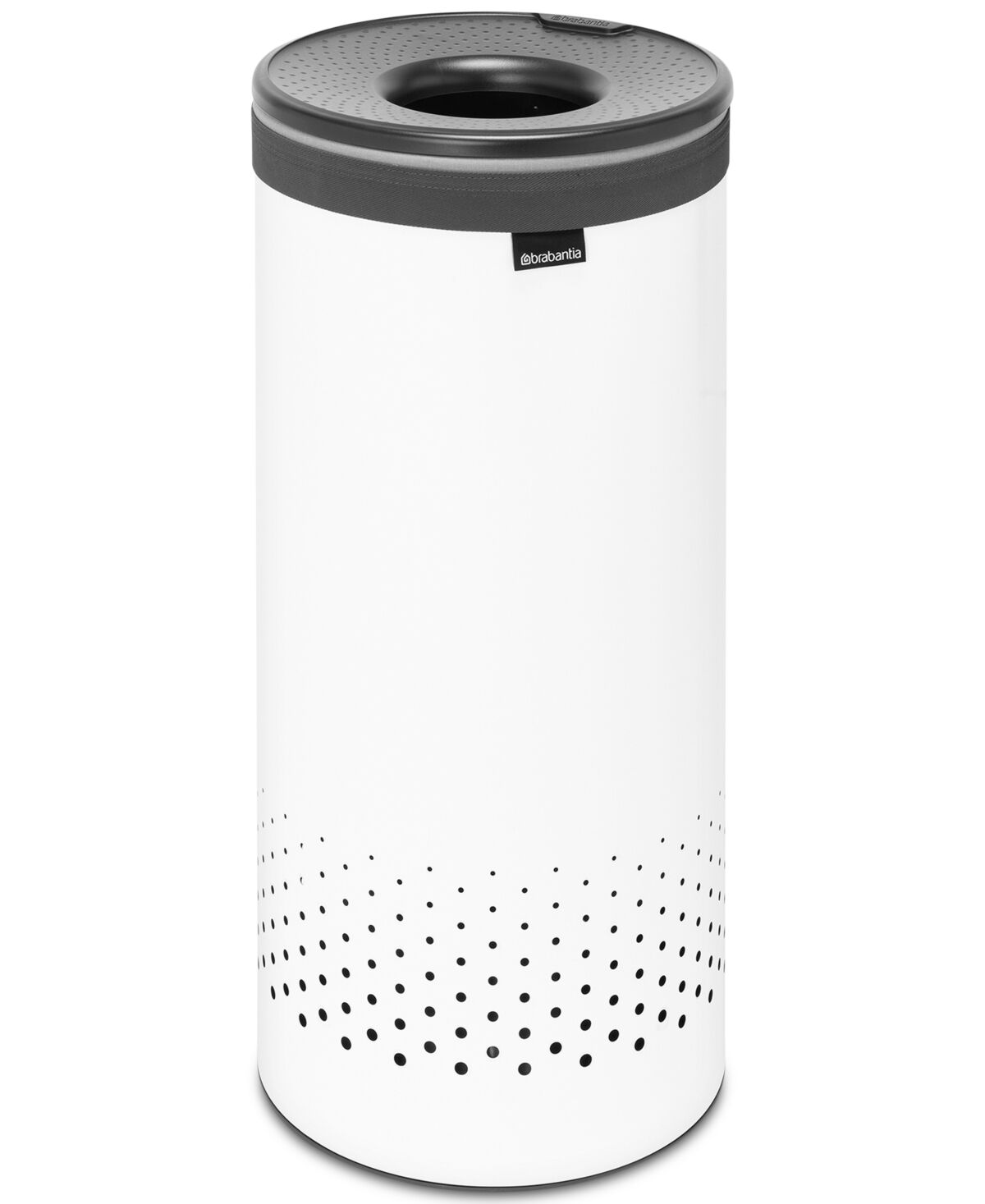 Brabantia 9.2-Gallon Laundry Hamper with Lid - White