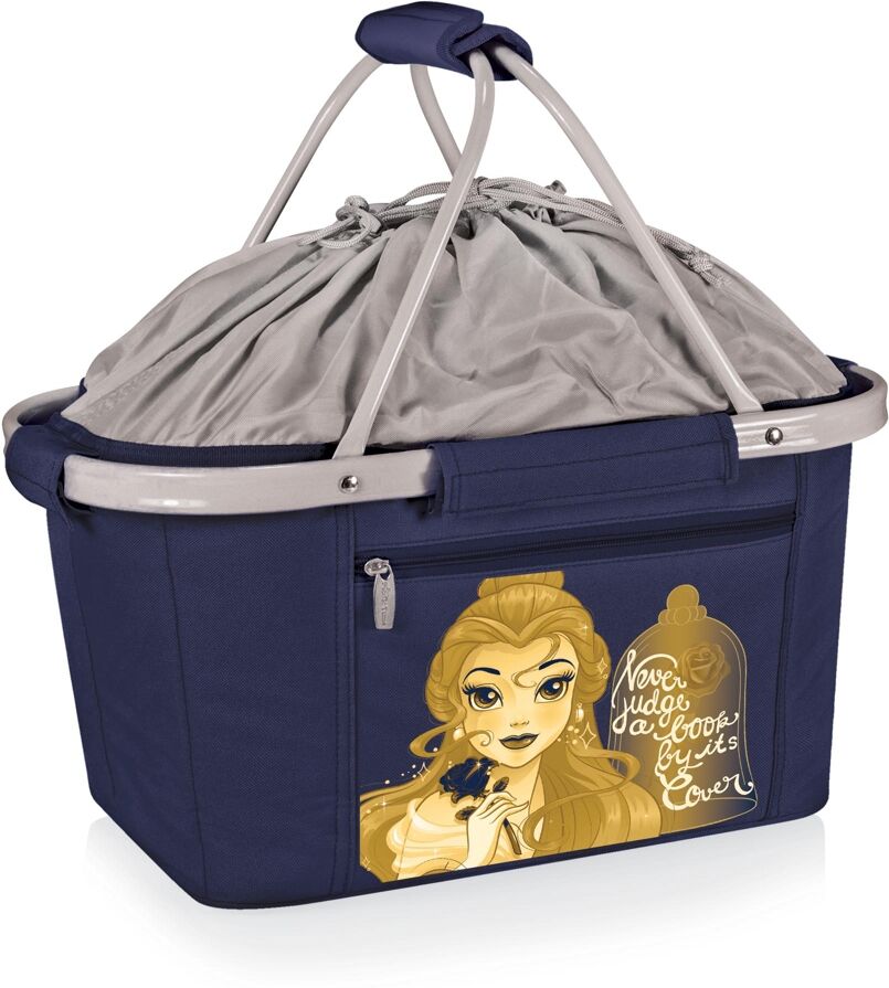 Oniva by Picnic Time Disney's Beauty and the Beast Metro Basket Collapsible Cooler Tote - Navy