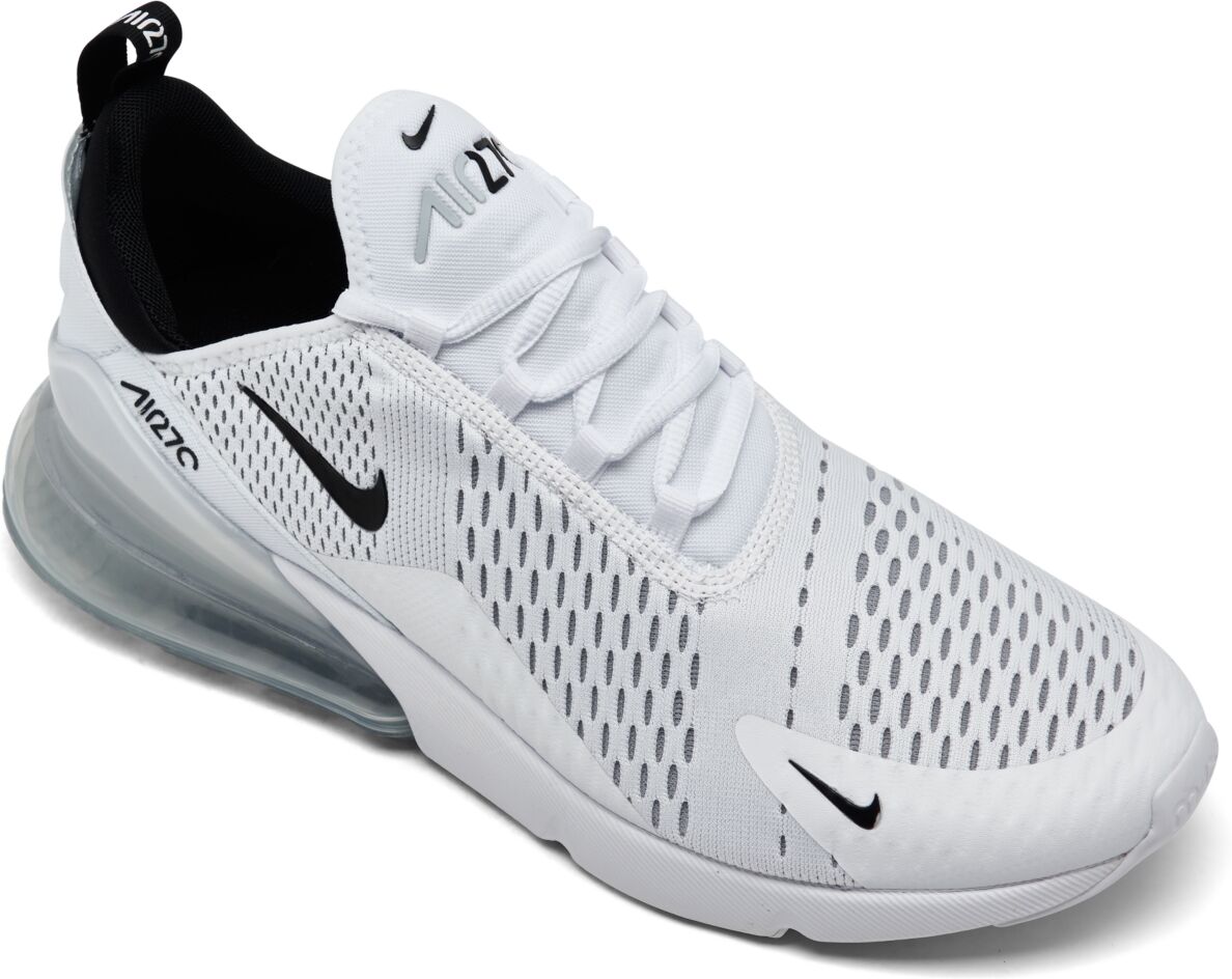 Nike Men's Air Max 270 Casual Sneakers from Finish Line - White, Black