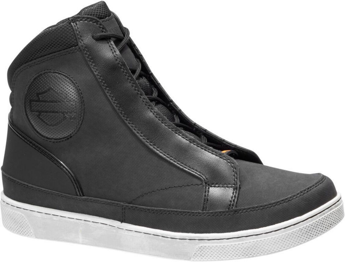 Harley Davidson Harley-Davidson Vardon Men's Motorcycle Riding Hi Top Sneaker - Black