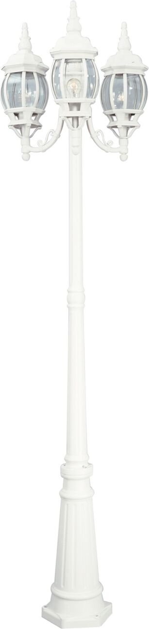 Designers Fountain Riviera 3 Head Post Lantern - White