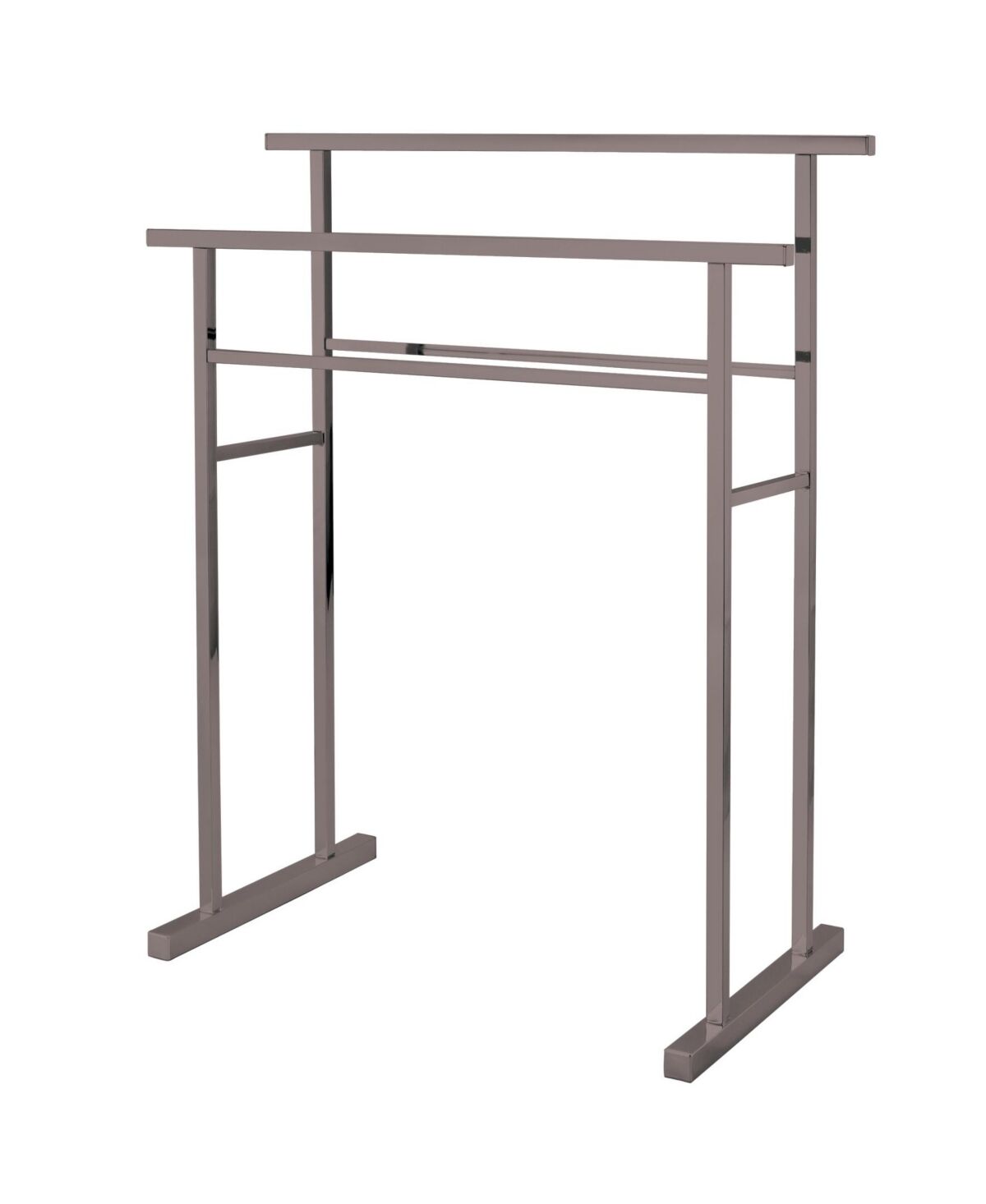 Kingston Brass Pedestal Steel Construction Towel Rack - Brushed Nickel