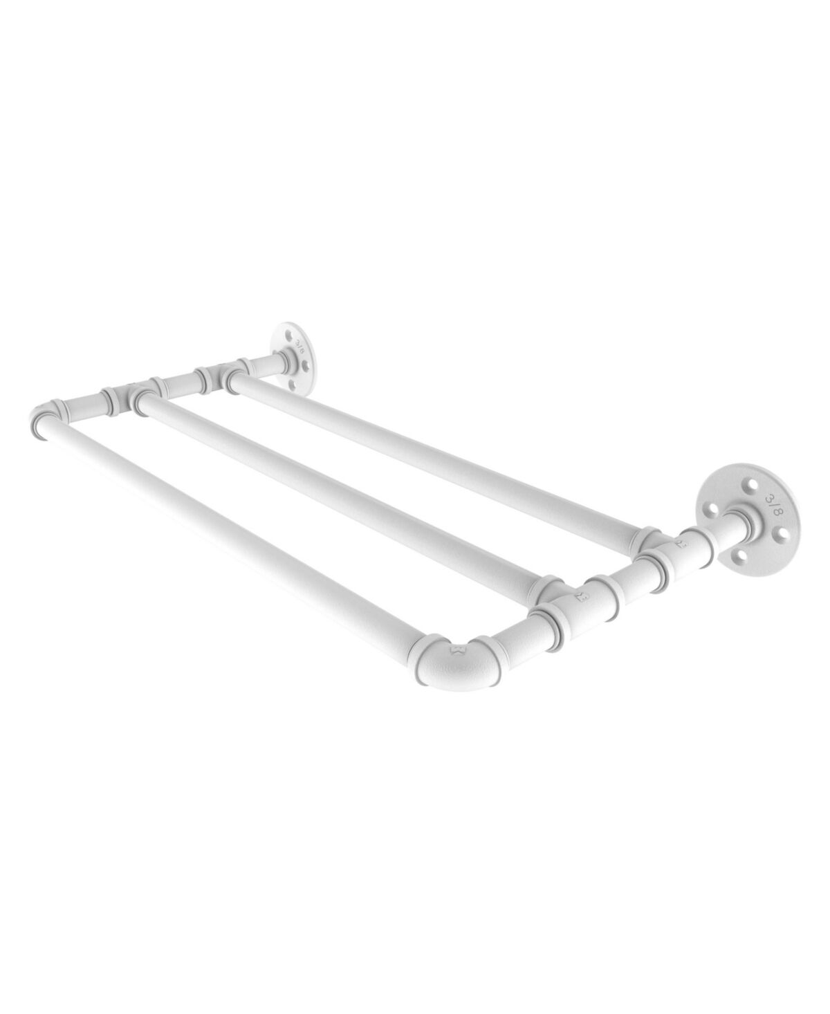 Allied Pipeline Collection 18 Inch Wall Mounted Towel Shelf - Matte white