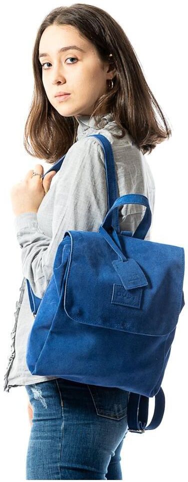 The Dust Company Leather Backpack - Blue