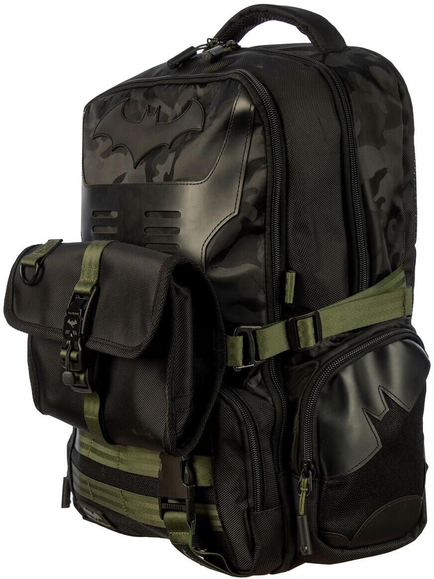 Heroes & Villains Men's and Women's Batman Tactical Backpack - Black