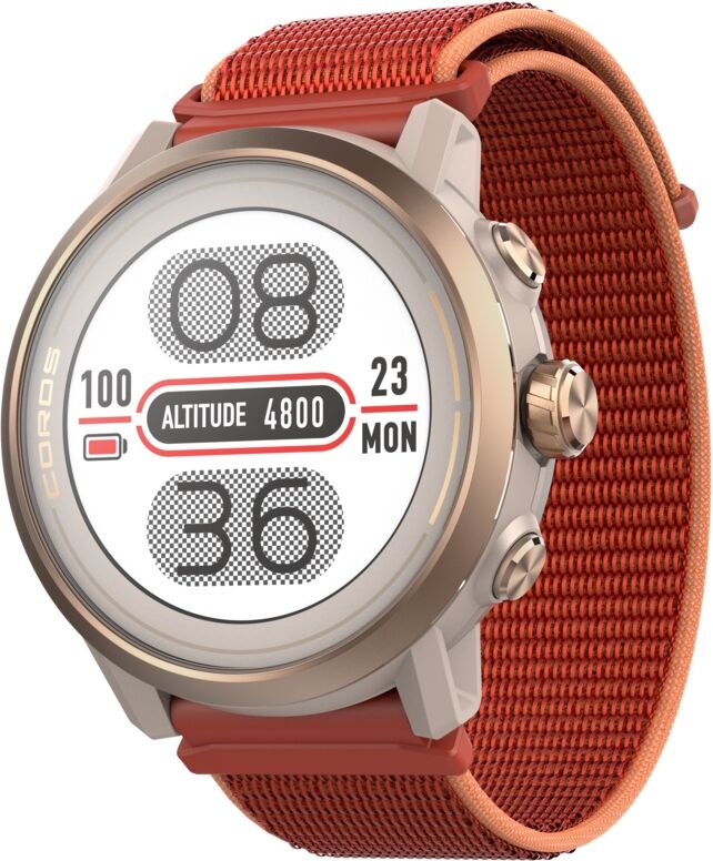 Coros Apex 2 Gps Outdoor Watch Coral w/ Nylon Band - Orange