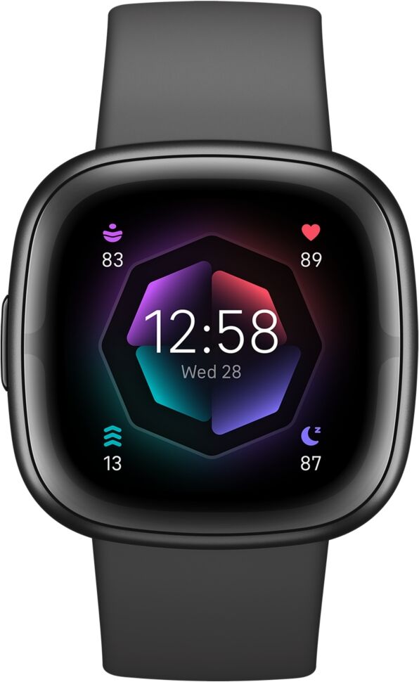 Fitbit Sense 2 Shadow Gray Graphite Smartwatch, 39mm - Shadow Gray, Graphite