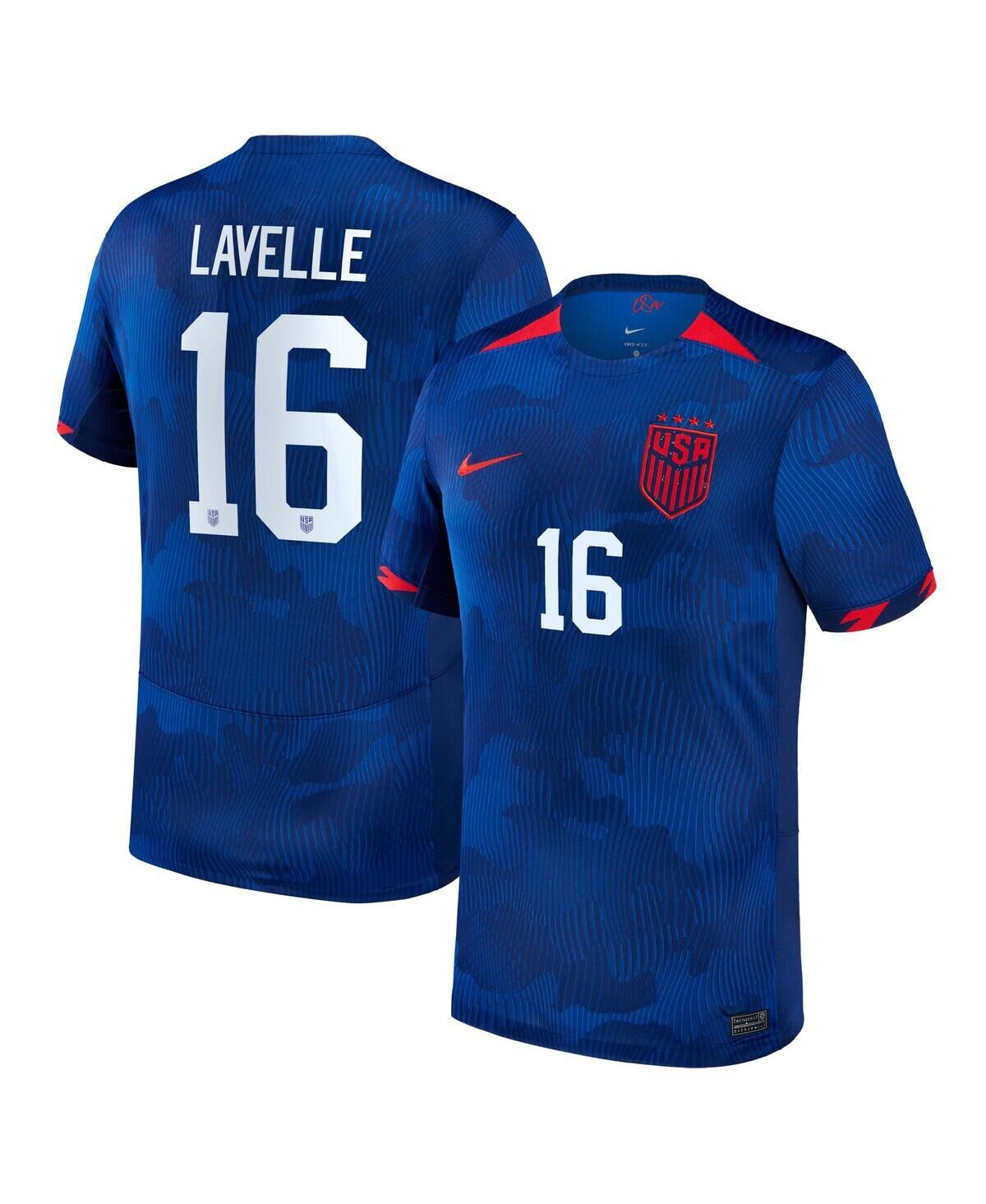 Nike Big Boys and Girls Nike Rose Lavelle Uswnt 2023 Replica Jersey - Royal