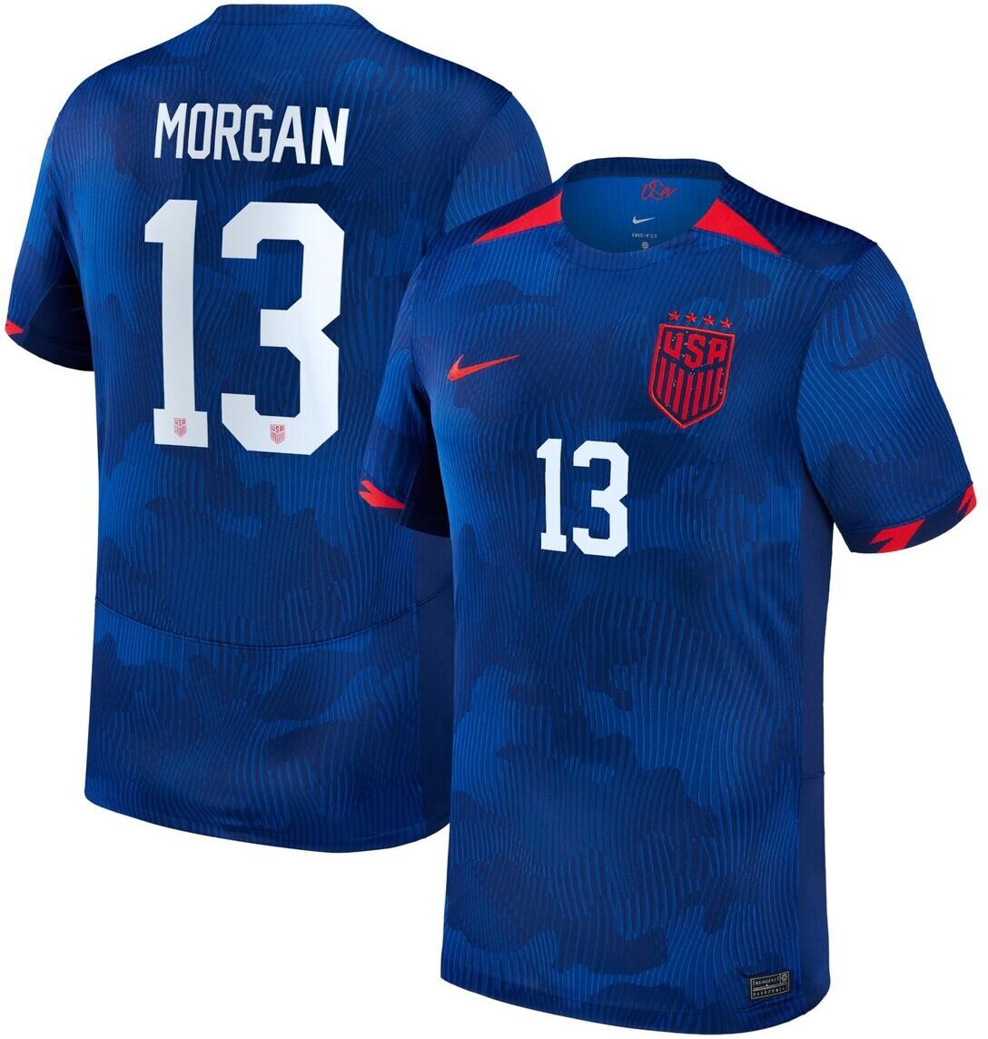 Nike Big Boys and Girls Nike Alex Morgan Uswnt 2023 Replica Jersey - Royal