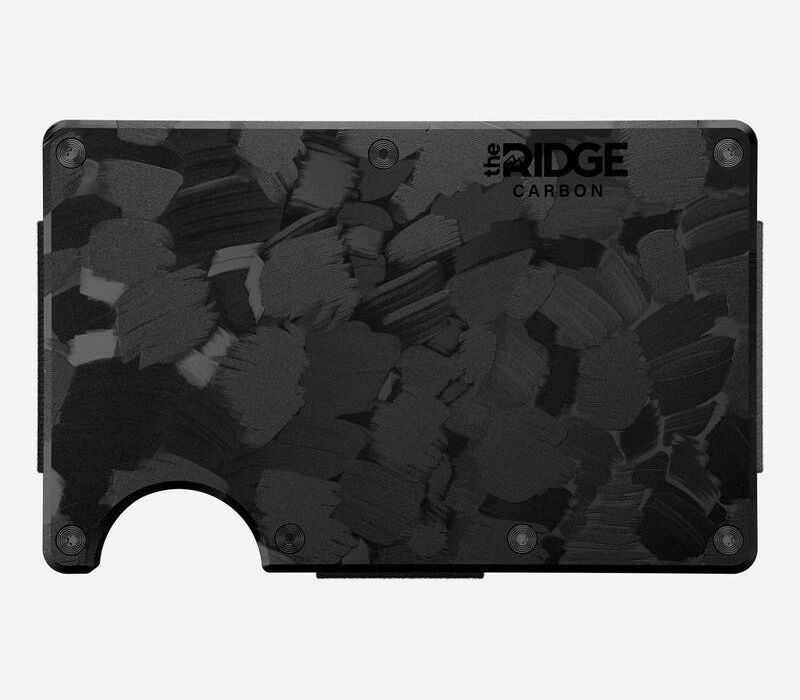 The Ridge Men's Carbon Fiber Forged: Money Clip Wallet - Forged