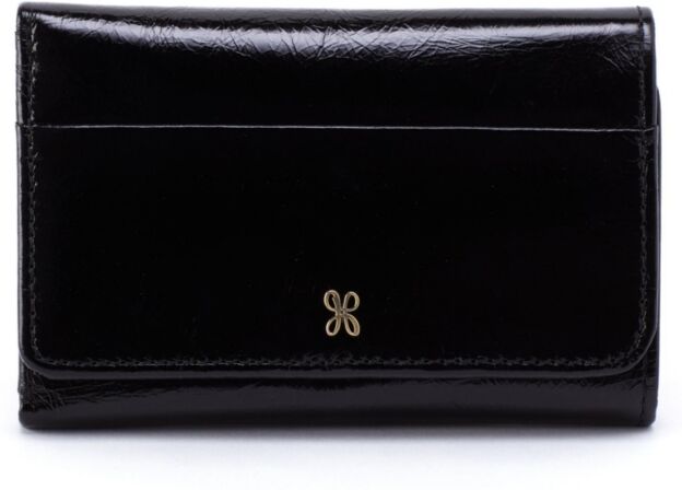 Hobo Jill Trifold Wallet - Black