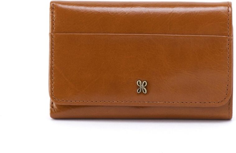 Hobo Jill Trifold Wallet - Truffle