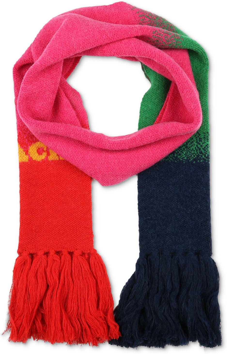 Coach Women's Colorblocked Ombre Knit Scarf - Multi