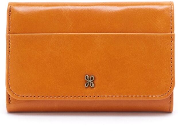 Hobo Jill Trifold Wallet - Warm amber