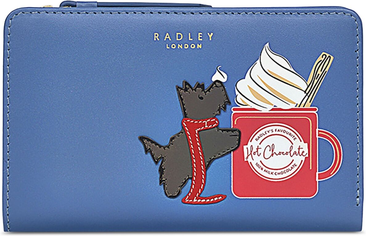 Radley London Medium Leather Bifold Wallet - Storm