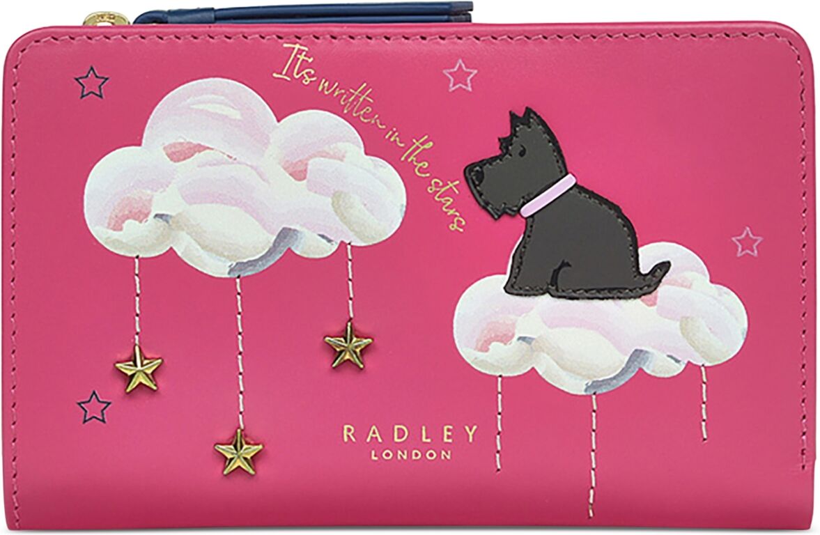 Radley London Written in the Stars Leather Bifold Wallet - Coulis