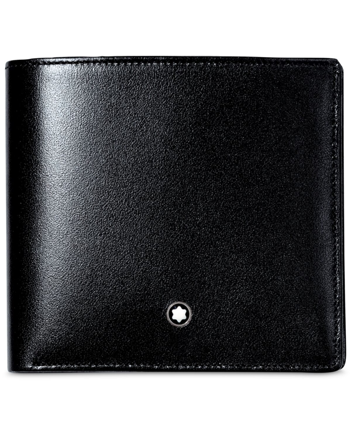 Montblanc Men's Black Leather Meisterstuck Wallet 7163 - Black