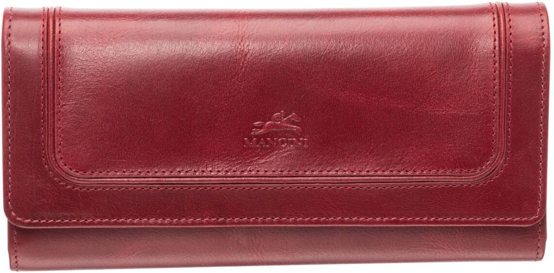 Mancini South Beach Rfid Secure Trifold Wallet - Red