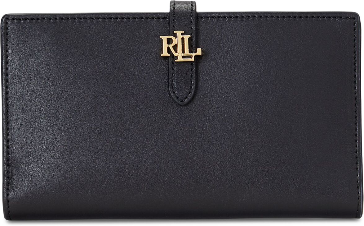 Ralph Lauren Lauren Ralph Lauren Logo Leather Bifold Wallet - Black