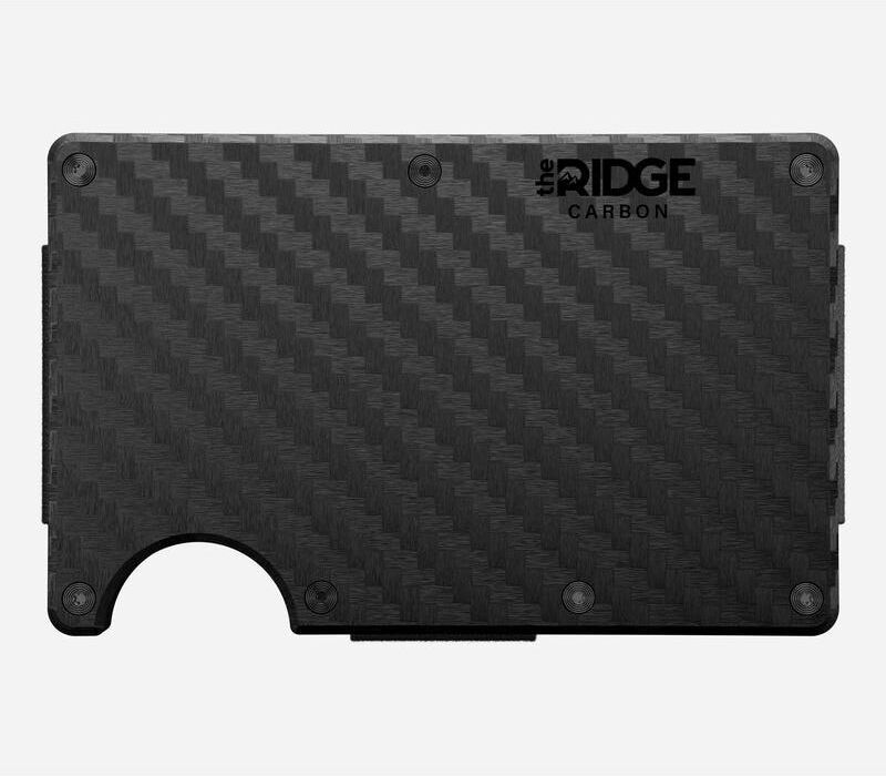 The Ridge Carbon Fiber 3K Weave: Money Clip Wallet - k weave