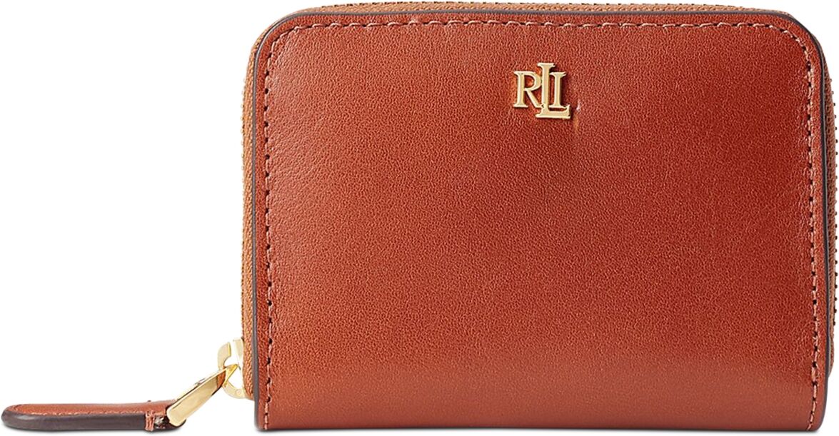 Ralph Lauren Women's Full-Grain Leather Small Zip Continental Wallet - Lauren Tan