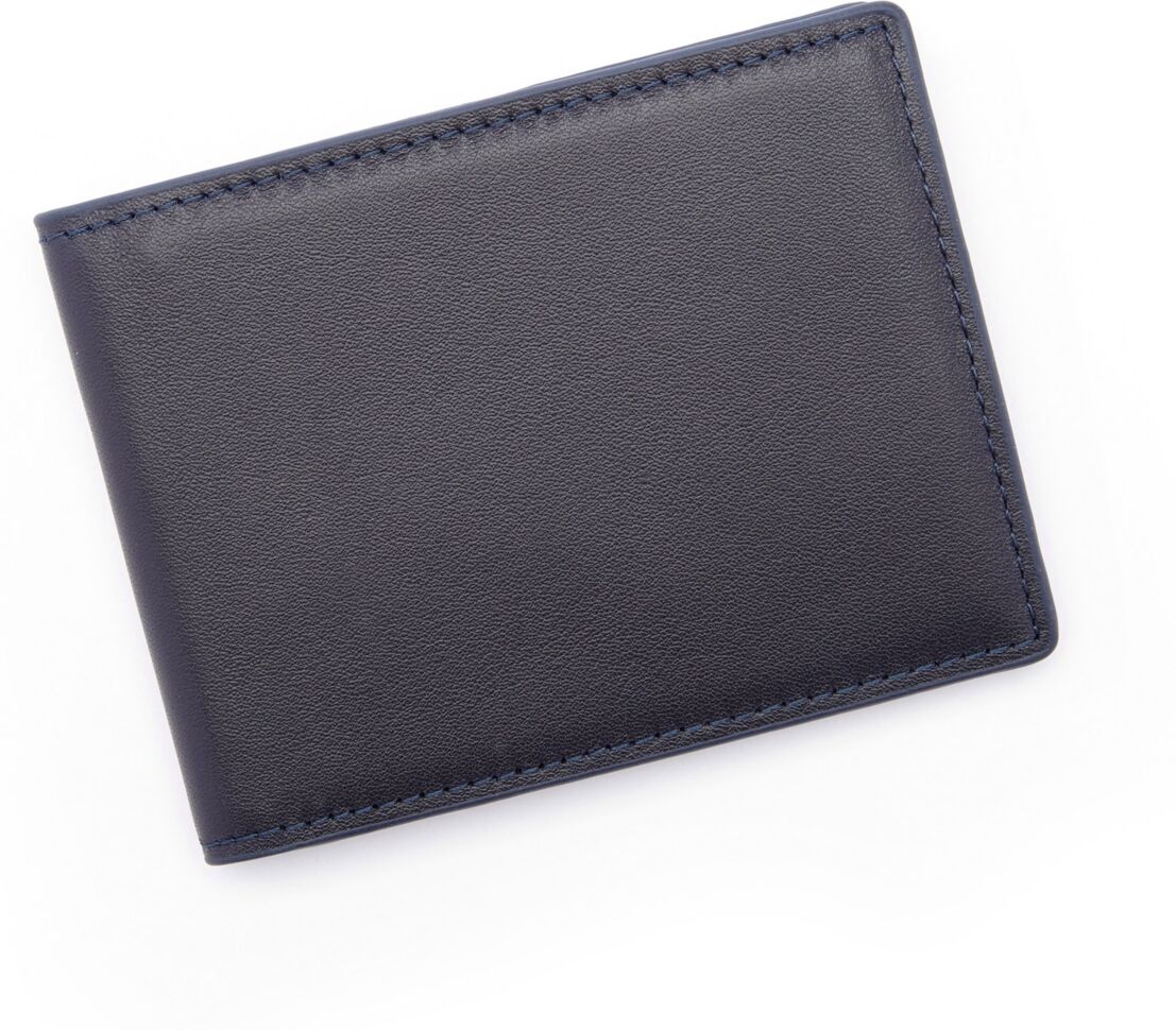 Royce New York Men's Royce New York Rfid Blocking Slim Bifold Wallet - Blue