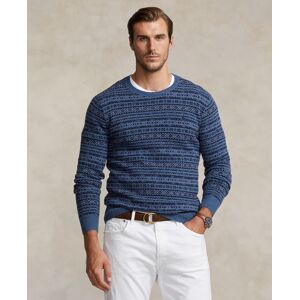 Ralph Lauren Polo Ralph Lauren Men's Big & Tall Fair Isle Wool Sweater - Navy Combo