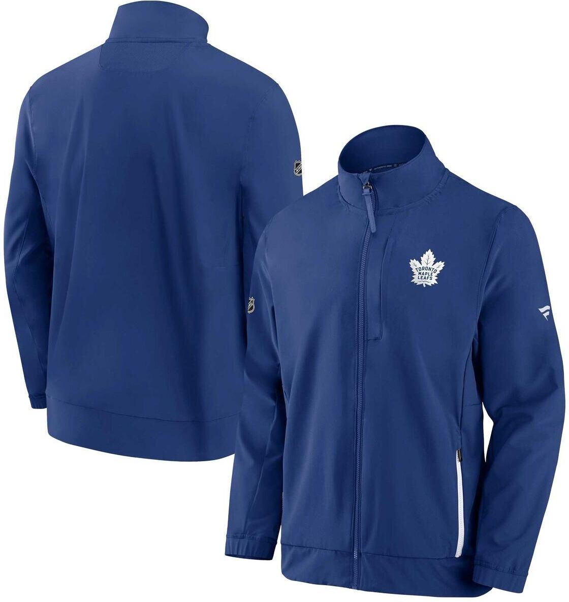 Fanatics Men's Fanatics Blue Toronto Maple Leafs Authentic Pro Rink Coaches Full-Zip Jacket - Blue