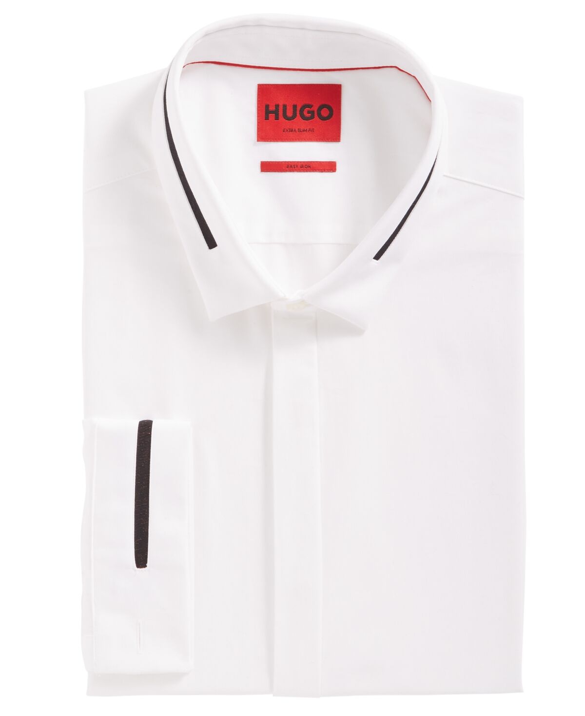 Hugo Boss by Hugo Boss Men's Extra-Slim Fit Eloy Shirt - White