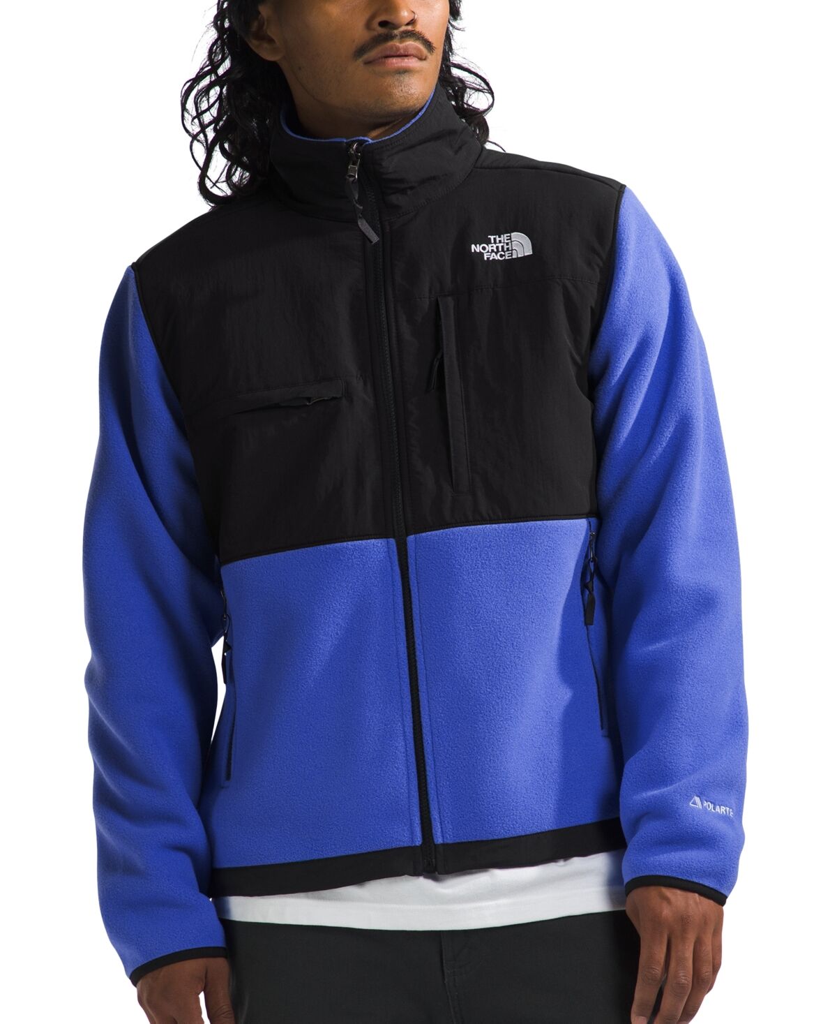 The North Face Men's Denali Fleece Jacket - Solar Blue/tnf Black