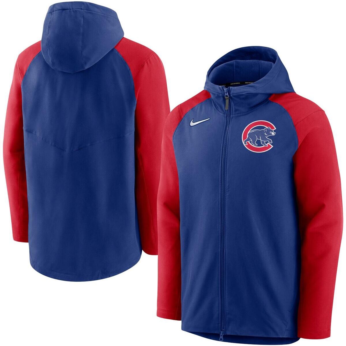 Nike Men's Nike Royal, Red Chicago Cubs Authentic Collection Full-Zip Hoodie Performance Jacket - Royal, Red