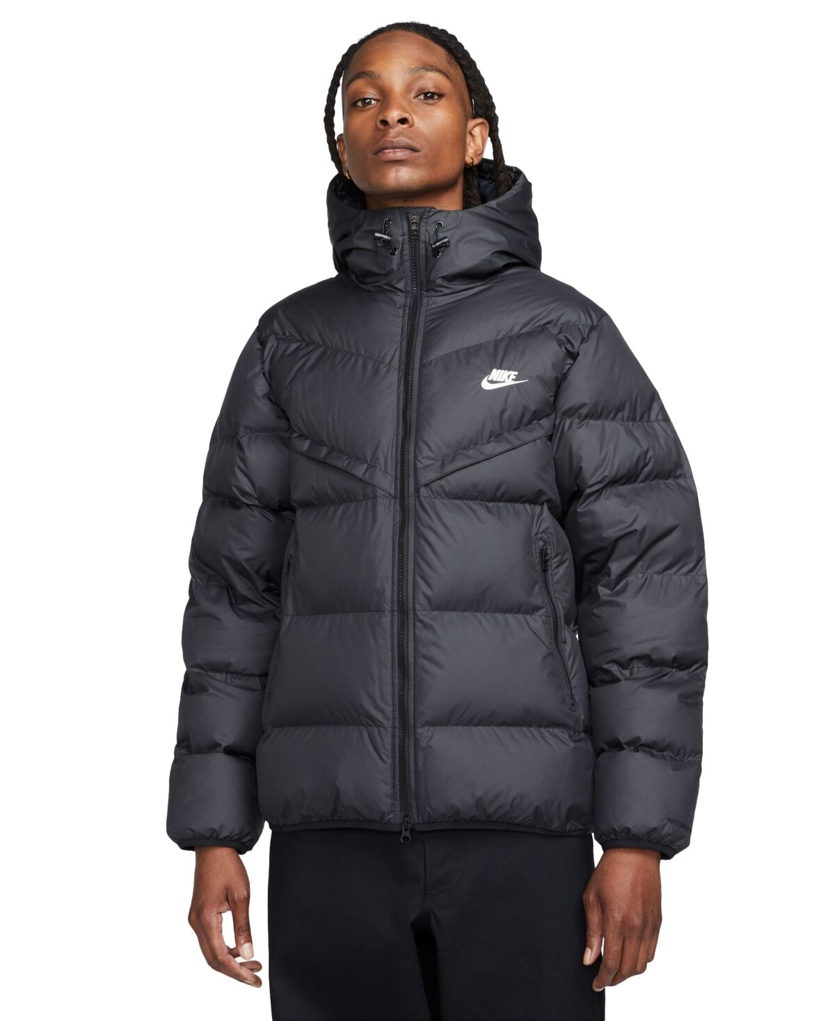 Nike Men's Storm-fit Windrunner Insulated Puffer Jacket - Black/black/sail