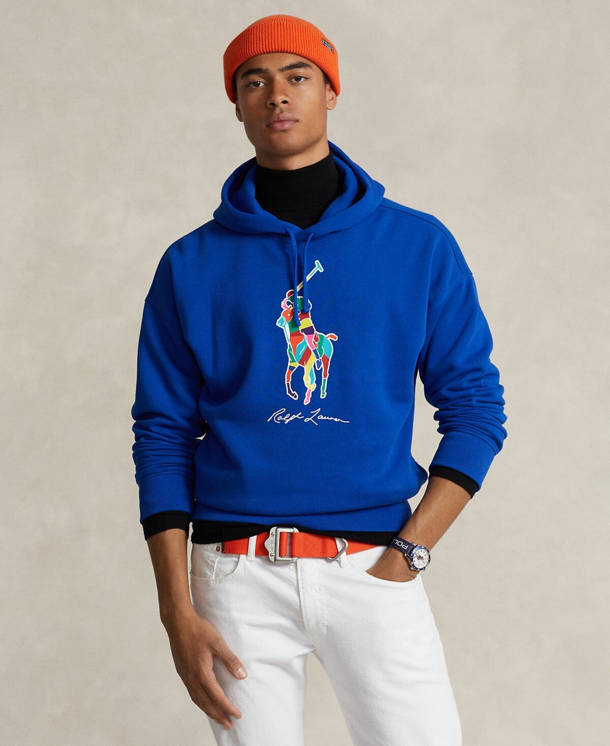 Ralph Lauren Polo Ralph Lauren Men's Big Pony Fleece Hoodie - Sapphire Star