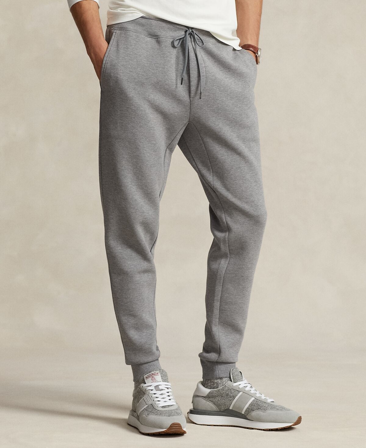 Ralph Lauren Polo Ralph Lauren Men's Double-Knit Jogger Pants - Steel Heather