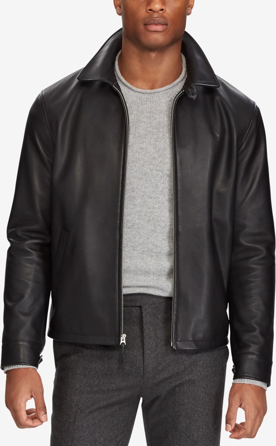 Ralph Lauren Polo Ralph Lauren Men's Leather Jacket - Polo Black