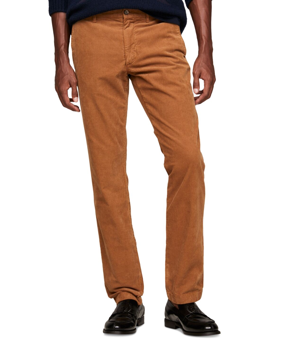 Tommy Hilfiger Men's Denton Slim Straight-Fit Corduroy Chino Pants - Desert Khaki