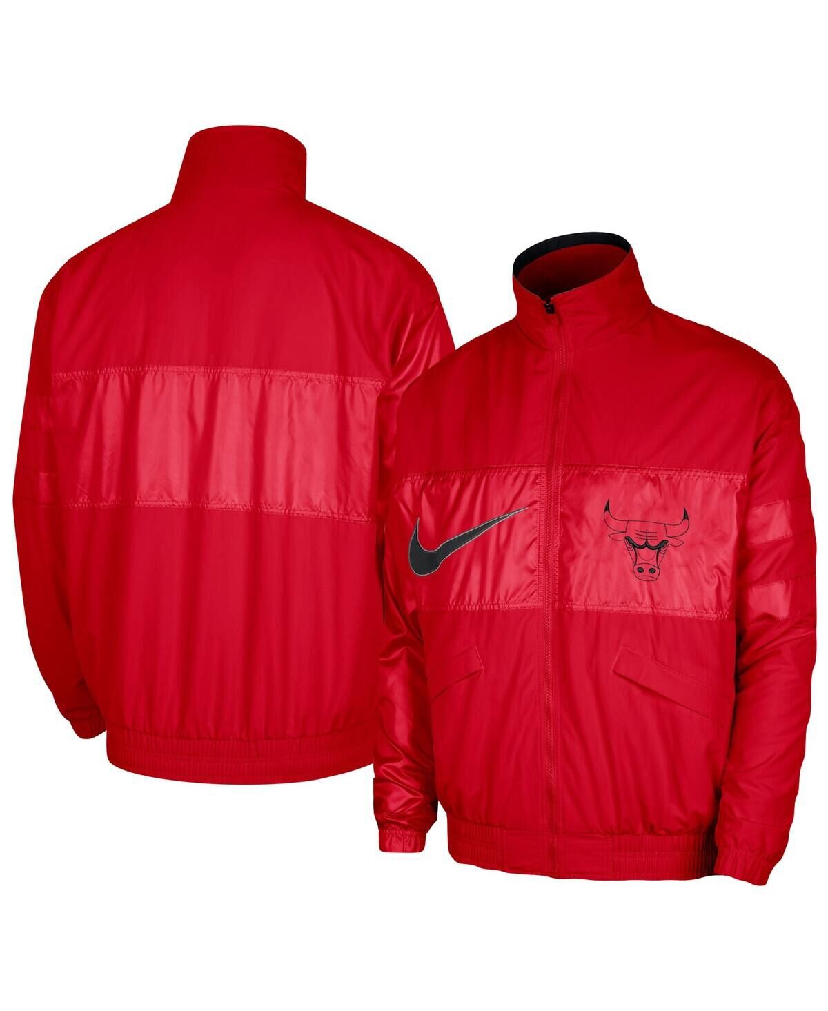 Nike Men's Nike Red Chicago Bulls Courtside Versus Capsule Full-Zip Jacket - Red