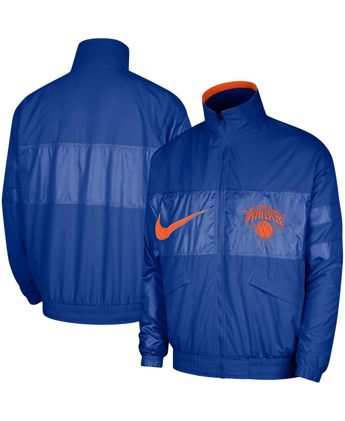 Nike Men's Nike Blue New York Knicks Courtside Versus Capsule Full-Zip Jacket - Blue